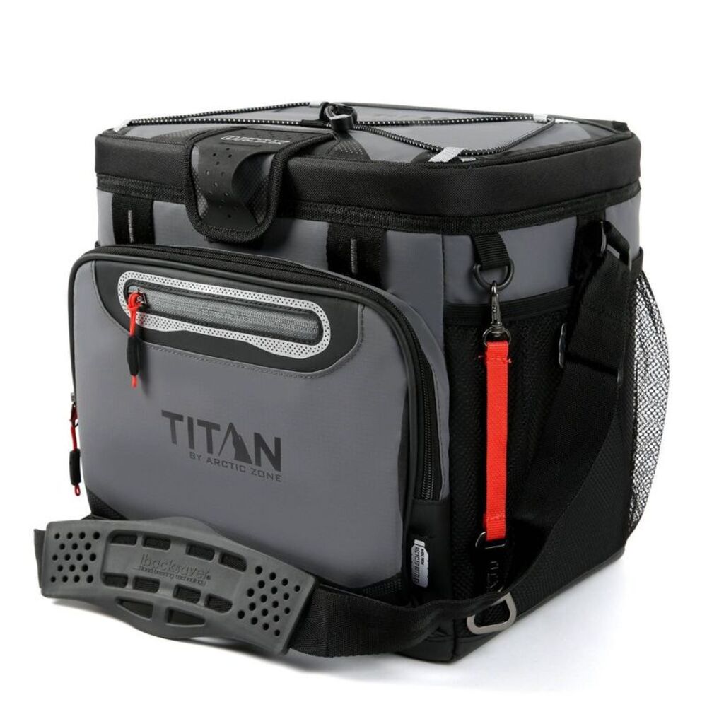 Arctic Zone - Titan Deep Freeze 16qt Zipperless Hardbody Cooler  Sharkskin Gray